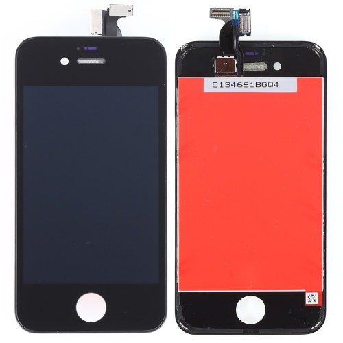 LCD Screen Assembly with Frame for iPhone 4s - Black (High Copy)
