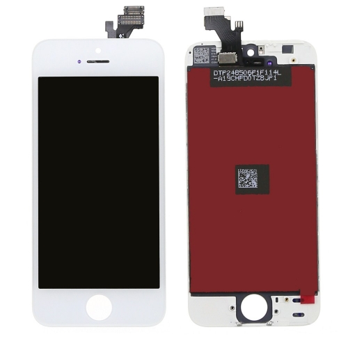 LCD Screen Assembly with Frame for iPhone 5G WHITE- High Copy