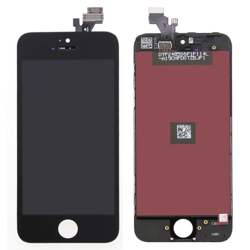 LCD Screen Assembly with Frame for iPhone 5G Black - High Copy
