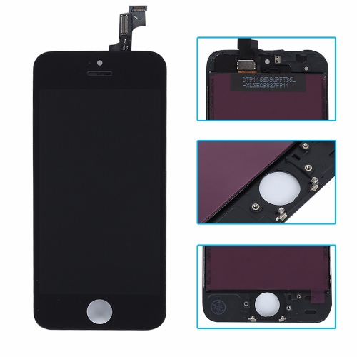 LCD Screen Assembly with Frame for iPhone SE Black - High copy