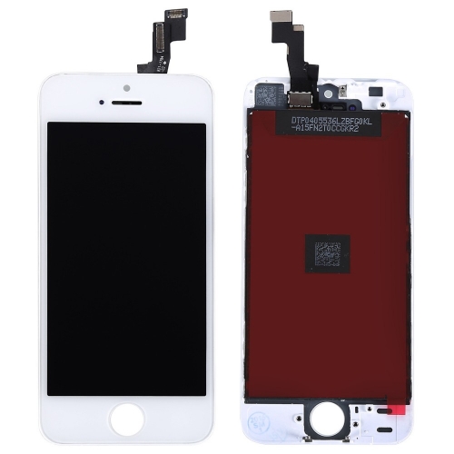 LCD Screen Assembly with Frame for iPhone 5s WHITE - High copy