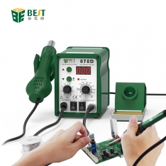 BST-878D CE Certificated 750w SMD Rework Soldering Station with Hot Air Gun for SMT PCB Motherboard Repair