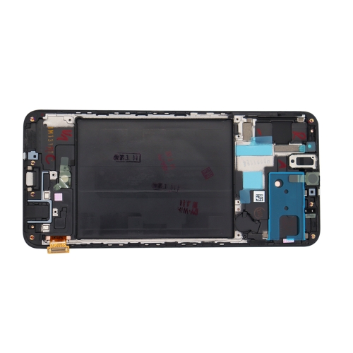 lcd screen for samsung a70 with frame black