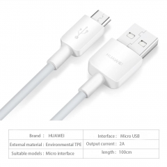 Original Fast Charge Micro USB Cable Support 5V/9V2A Travel Charging For HUawei P7 P8 P9/P10 Lite Mate 7 8 s Honor 8X 8C