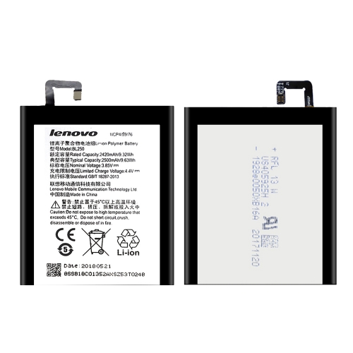 BL250 Battery for Lenovo VIBE S1 S1a40 S1c50