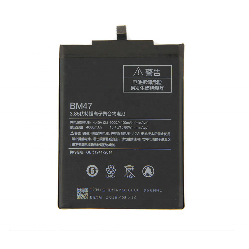 BM47 For Xiaomi Redmi 3 3S 3X Redmi3 Pro Replace Battery 4000mAh