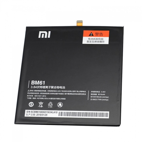 BM61battery For Xiaomi Pad 2 Mi Pad 2 Genuine Xiao Mi Rechargeable Batteries 60106190mAh