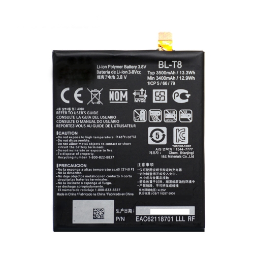 BL-T8 Mobile Phone Battery For LG Flex F340 D958 D955 BLT8 3500mAh