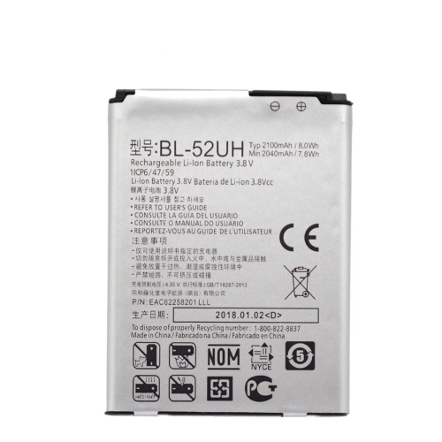 BL-52UH Battery for LG Spirit H422 D280N D285 D320 D325 DUAL SIM H443 Escape 2 VS876 L65 L70 MS323