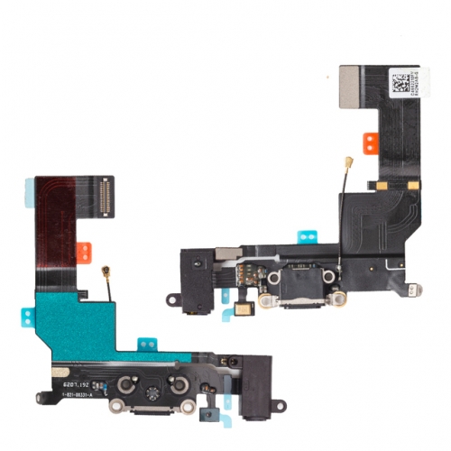 USB Charging Port Dock Connector Flex For iPhone SE 2016 black